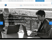 Tablet Screenshot of discovercoaching.com